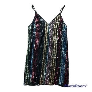 SHEIN party dress. Size medium. Multicolor sequin